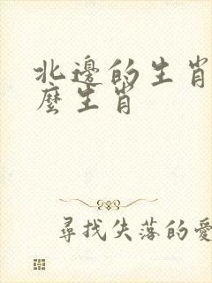 北边的生肖指什么生肖