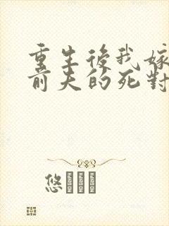 重生后我嫁给了前夫的死对头免费阅读