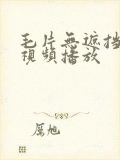 毛片无遮挡免费视频播放