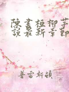 陈书桓柳芊芊小说最新章节更新时间
