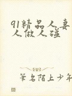91精品人妻人人做人碰