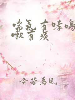 喘气有哮鸣音咳嗽有痰