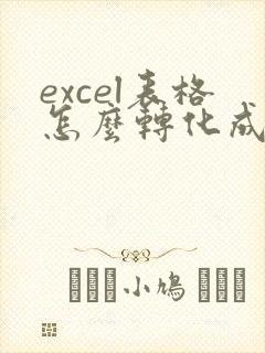 excel表格怎么转化成pdf