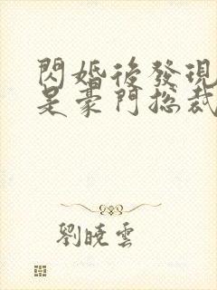 闪婚后发现老公是豪门总裁 全本