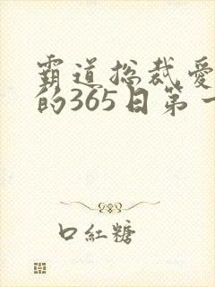 霸道总裁爱上我的365日第一季免费观看