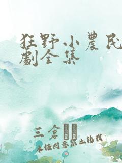 狂野小农民电视剧全集