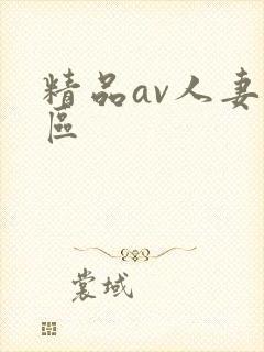 精品av人妻一区