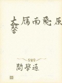 大雁南飞原唱王馨