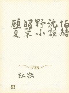顾昭野沈伯安裴夏茉小说结局