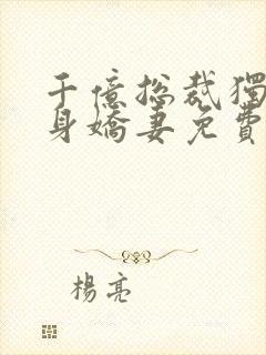 千亿总裁独宠替身娇妻免费完整版
