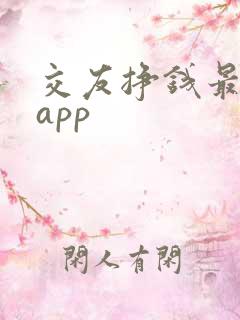 交友挣钱最快的app