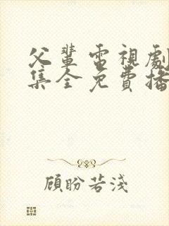 父辈电视剧45集全免费播放