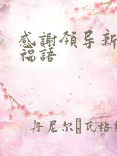 感谢领导新年祝福语