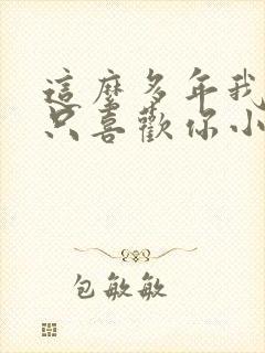 这么多年我还是只喜欢你小说免费阅读