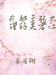 我那柔弱不能自理的夫君江逸