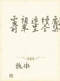 电视连续剧我的前半生全集免费