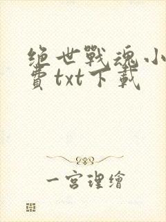 绝世战魂小说免费txt下载