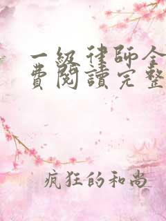 一级律师全文免费阅读完整版