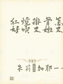 红烧排骨怎么烧好吃又嫩又烂视频