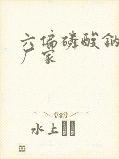 六偏磷酸钠的的厂家