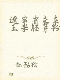 辽宁省未来生物玉米胚芽粉