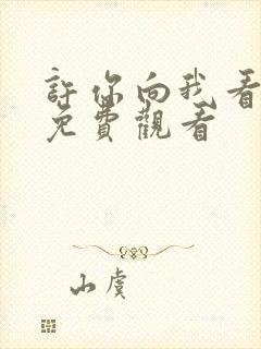 许你向我看短剧免费观看