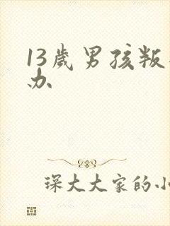 13岁男孩叛逆办