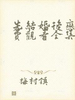 先结婚后恋爱免费观看全集在线