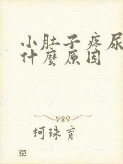 小肚子疼尿多是什么原因