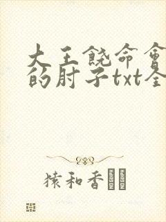 大王饶命会说话的肘子txt全集下载