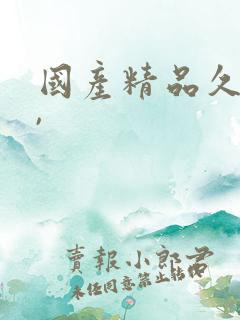 国产精品久久久,