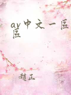 av中文一区二区