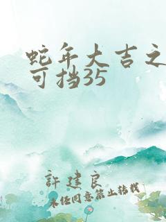 蛇年大吉之婚不可挡35