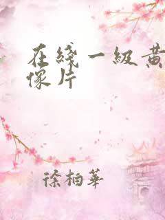 在线一级黄色录像片
