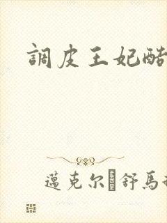 调皮王妃酷王爷