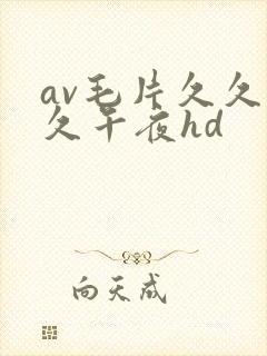 av毛片久久久久午夜hd