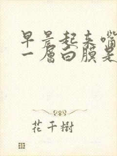 早晨起来嘴里有一层白膜是怎么回事