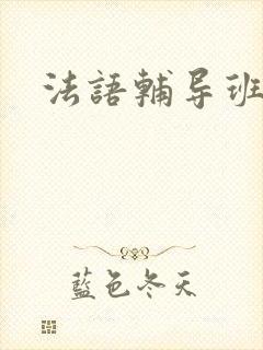 法语辅导班价格