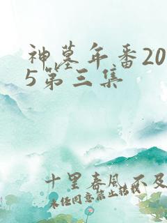 神墓年番2025第三集