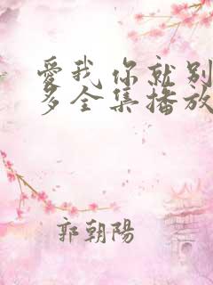爱我你就别想太多全集播放免费