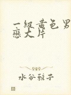 一级黄色男同性恋大片