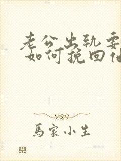 老公出轨要离婚 如何挽回他的心