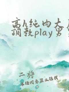 高h纯肉大尺度调教play男男
