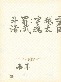 斗罗:穿越霍雨浩,武魂太自卑了