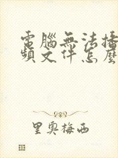 电脑无法播放音频文件怎么办