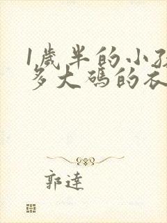 1岁半的小孩穿多大码的衣服