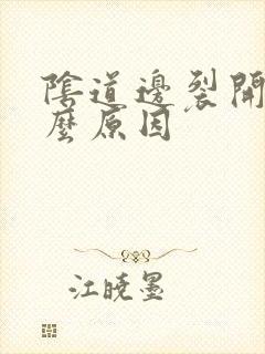 阴道边裂开是什么原因