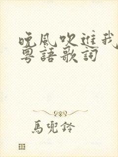 晚风吹进我心里粤语歌词