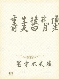 重生后我顶替了前夫白月光完整版