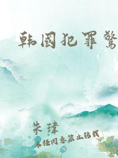 韩国犯罪惊悚片